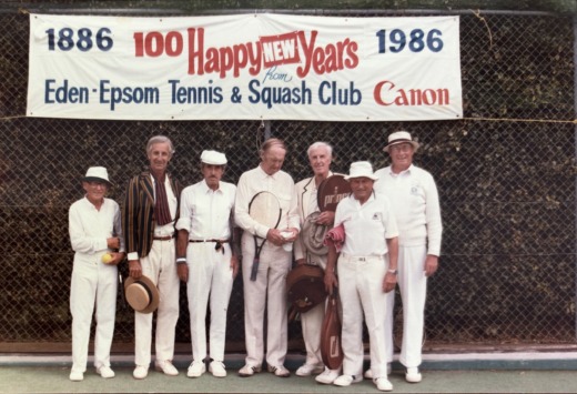Centennial on court tennis celebrations, 1986
