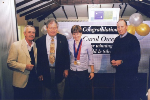 Acknowledging Carol Owen’s successful Commonwealth Games, 2002