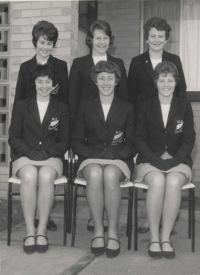 Eden Epsom representatives of the NZ Squash Team, 1967