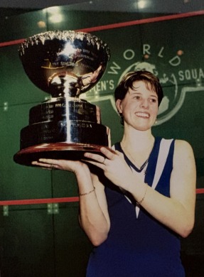 Carol Owens World Women’s Squash Champion Edinburgh, 2000