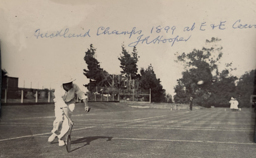 J R Hooper at the Auckland Champs held at Eden Epsom, 1899