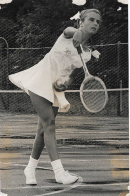 Patricia Hern at a Primary School Tournament, 1965