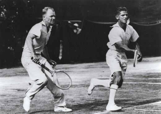 A K Turner & A C Johns playing doubles