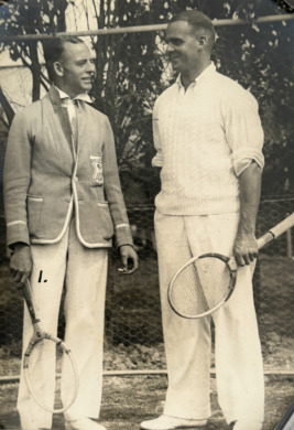 Edgar Bartleet & Selwyn Robinson,  Doubles Championships Winners.