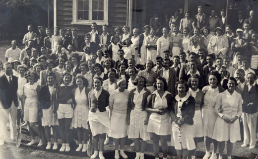 Photo Outside the Original Tennis Pavilion