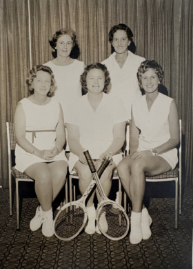 Midweek Ladies Interclub Team B Grade winners, 1969-1970.
